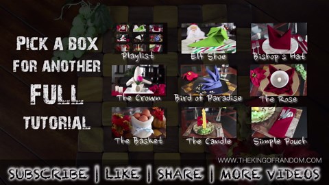 Pyramid Napkin Fold Secrets for Fancy Table Settings