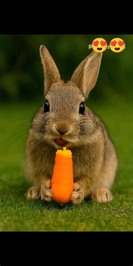 #Rabbit #Carrot #Eating #Nature