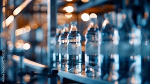 The distribution and logistics area of the factory is captured in a closeup shot showing the strategic planning and organization that goes into transporting and delivering