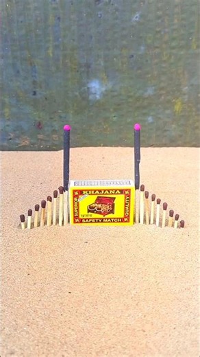 😱Match stick amazing experiments 🎆with crackers 🧨 #shorts_videos ( 3 / 365 )