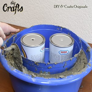 324K views · 891 reactions | Making A Concrete Pot | DIY & Crafts | Facebook