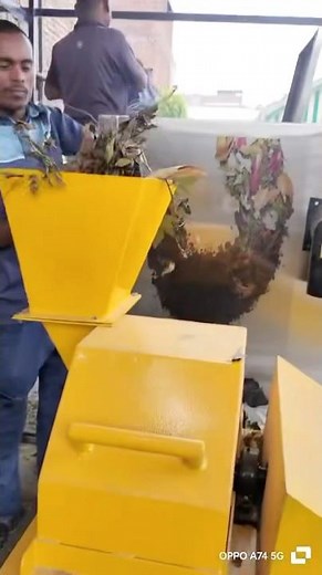 Horticulture Waste Shredder and Compost Machine #recycling #environmentalmanagement