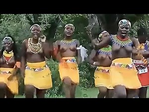 African Zulu maiden, performing culture ceremony #umemulo #zuluculture