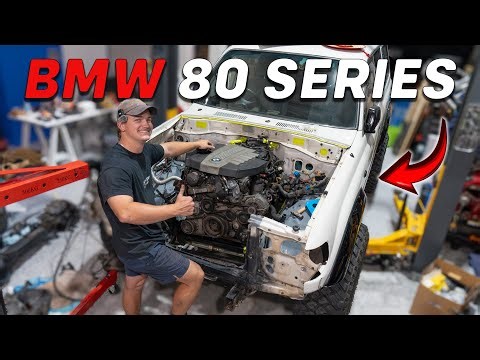 THE ENGINE IS IN! | YouTube's First M57 80 Series