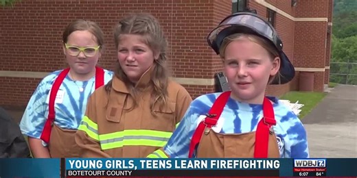 Botetourt County Holds Girls Firefighter Camp