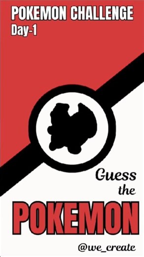 DAY-1/30 | Guess the Pokemon..! Drawing Challenge 🎨 #30daychallenge #artchallenge #guessthepokemon