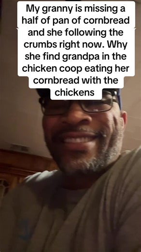 Granny whipping grandpa with her hickory switch for stealing cornbread | grandma