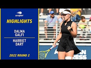 Dalma Galfi vs. Harriet Dart Highlights | 2022 US Open Round 2
