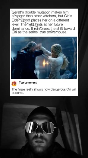 The Witcher Season 2 Episode 8 – Ciri vs Geralt Training Fight