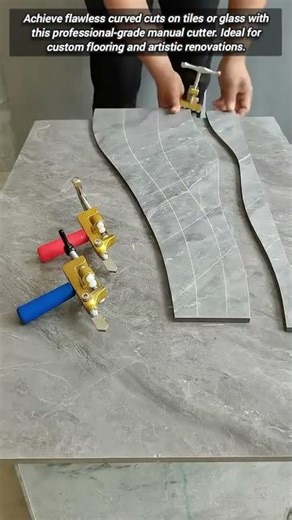 Versatile Ceramic Tile Scoring Tool For Custom Interior Renovations