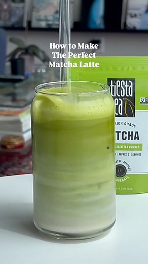 Did you know it’s National Matcha Day? 🍵 To celebrate, we thought we’d share our tips on how to make a Matcha Latte. The Perfect Ratio⭐️: 2 tsp Matcha Powder 1/4 cup 175 degree Water 1/2 cup Milk 1 tsp Syrup #matchalatte🍵 #matchatips #howtomakematcha #nationalmatchaday | Tiesta Tea