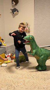 Comment RC DINO to have the link sent to you! 🦖 This inflatable dinosaur might be the next viral toy and I can see why. One button brings it to life and the remote lets kids drive it all over the house. Big kids and little kids have a blast with it and it adds so many fun play ideas to the day. If your kids love dinosaurs, remote control toys, or anything that moves, this one is worth a look! Do you know someone who would love this?! #kidsgifts #dinosaur #dinosaurtoys #rctoys | Pretty Pretend P