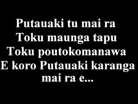 Putauaki with lyrics.wmv