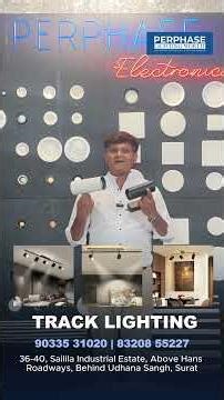 10W–50W Track Lighting | Modern LED Track Lights for Showroom, Home & Office #tracklighting