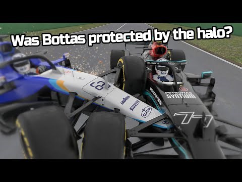 Bottas and Russell 3D Crash Animation - F1 Emilia Romagna Grand Prix 2021
