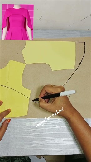 pattern making cape #diy #sewing #fashion #fyp