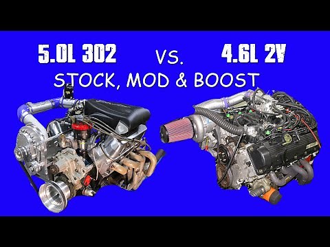 WHICH FORD V8 WORKS BEST? OHV VS SOHC, 5.0L 302 vs 4.6L 2-VALVE MODULAR? WHO IS BEST FOR BOOST?