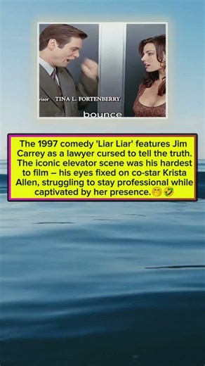 Krista Allen distracted Jim Carrey during the most difficult scene to film in Liar Liar 1997