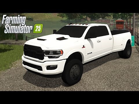 FS25 - 2024 RAM 3500 Dually - NEW CAR MOD for Farming Simulator 2025 ROLEPLAY | FS25 GAMEPLAY