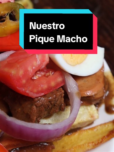 Pique Macho especial en La Paz — restobar Calle Linares