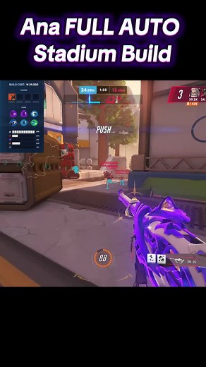 Ana Amari's Full Auto Stadium Build in Overwatch