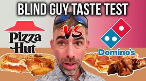 Blind taste test: Pizza Hut vs. Domino's! Pizza & wings showdown 🍕🔥