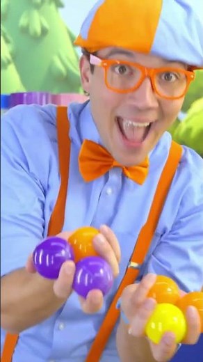 Pick The Brightest Ball! 🎨 #colors #shorts #blippi