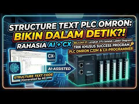 Coding Omron CJ2M PLC with AI — Structured Text Made Easy!