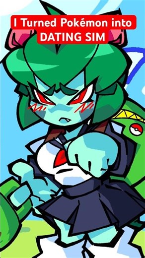 I turned Pokémon into a DATING SIM. #pokemon ##pokemoncommunity #anime #drawing