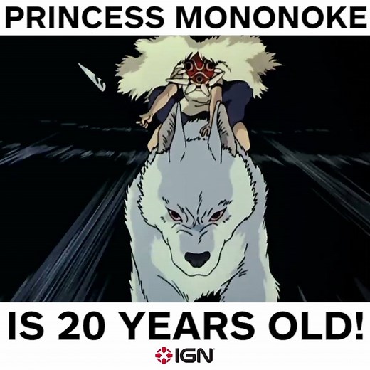 653K views · 2.7K reactions | One of our favorite Studio Ghibli films, Princess Mononoke, came out 20 years ago TODAY in Japan. Happy Birthday! | IGN | Facebook
