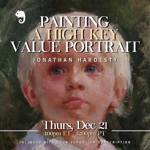 ✨️ The “Painting a High Key Value Portrait” webinar with Jonathan...