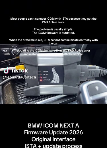 How to Update BMW ICOM NEXT A Firmware