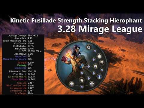 Kinetic Fusillade Strength Stacking Hierophant Guide | PoE 3.28