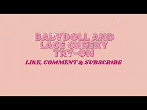 🔥 The Open Back on This Babydoll… WOW 😮‍💨🤍 | Cheeky Lingerie Try-On