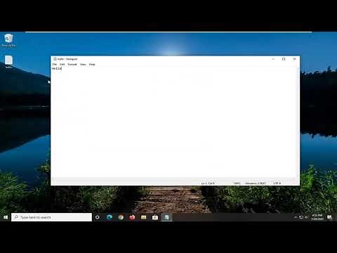 Asterisk in Notepad Title Bar in Windows 10