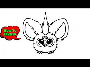 How To Draw a Furby Furblets | Easy Drawing Tutorial for Beginners