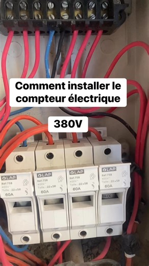 6.1K views · 44 reactions | Comment installer le compteur électrique380V. @super fans. Électrique Abdo. #electrician. #industrieel. #electricity | Électrique Abdo | Facebook