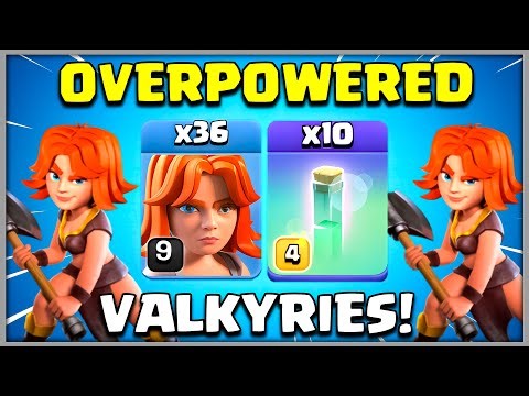 VALKYRIE + 10 INVISIBILITY SPELL | Th14 War Attack Strategies 2025 Coc