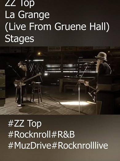 ZZ Top Live at Gruene Hall: La Grange