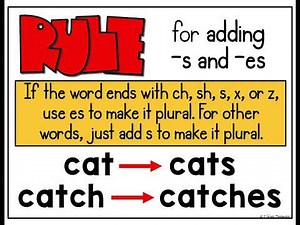 Suffixes adding -s and -es to Words Video SOR-Aligned FULL-LENGTH
