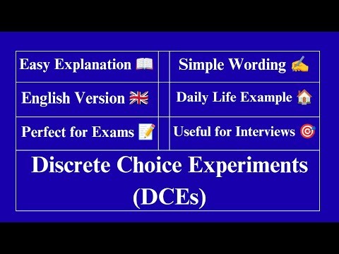 What are Discrete Choice Experiments (DCEs)?