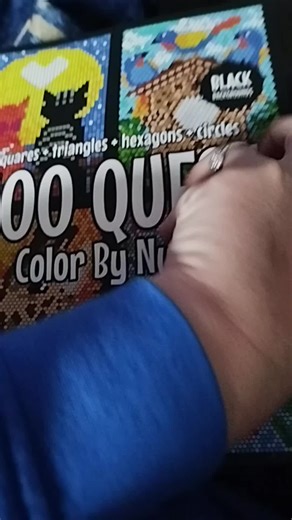 1 quest complete #colourbynumber #100quests #mystery #colour #hobbies