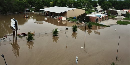 VIDEO: Flooded roads in Wahoo