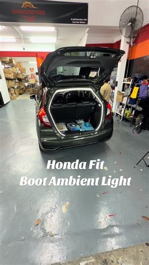 Enhance Your Honda Fit with Ambient Boot Lights