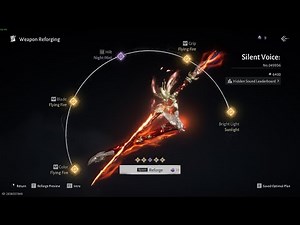 Where Winds Meet - Legendary weapon skin reforging sword Silent Voice: Cloudsplitter Flying Fire P1