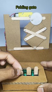 373K views · 1.7K reactions | Hello friends, I have made a science project. Comment how you liked this project. To make this folding gate, you will need a gear motor and plastic gear, cardboard and battery etc. You can follow my channel to see more such electrical projects and science projects. Take care bye bye  | The magic project | Facebook