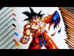 Drawing Goku Kaioken Incomplete