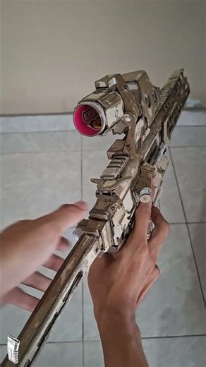 DIY Cardboard SIG MCX Spear LT 🔥 #shorts