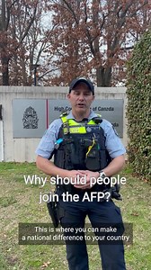 60 seconds with… Protective Service Officer (PSO), Canberra Dignitary Protection Unit. | Australian Federal Police