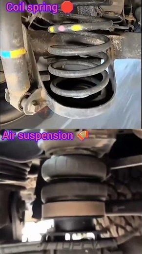 Air Suspension vs. Coil Spring: The Ultimate Test! 🏎️#shorts